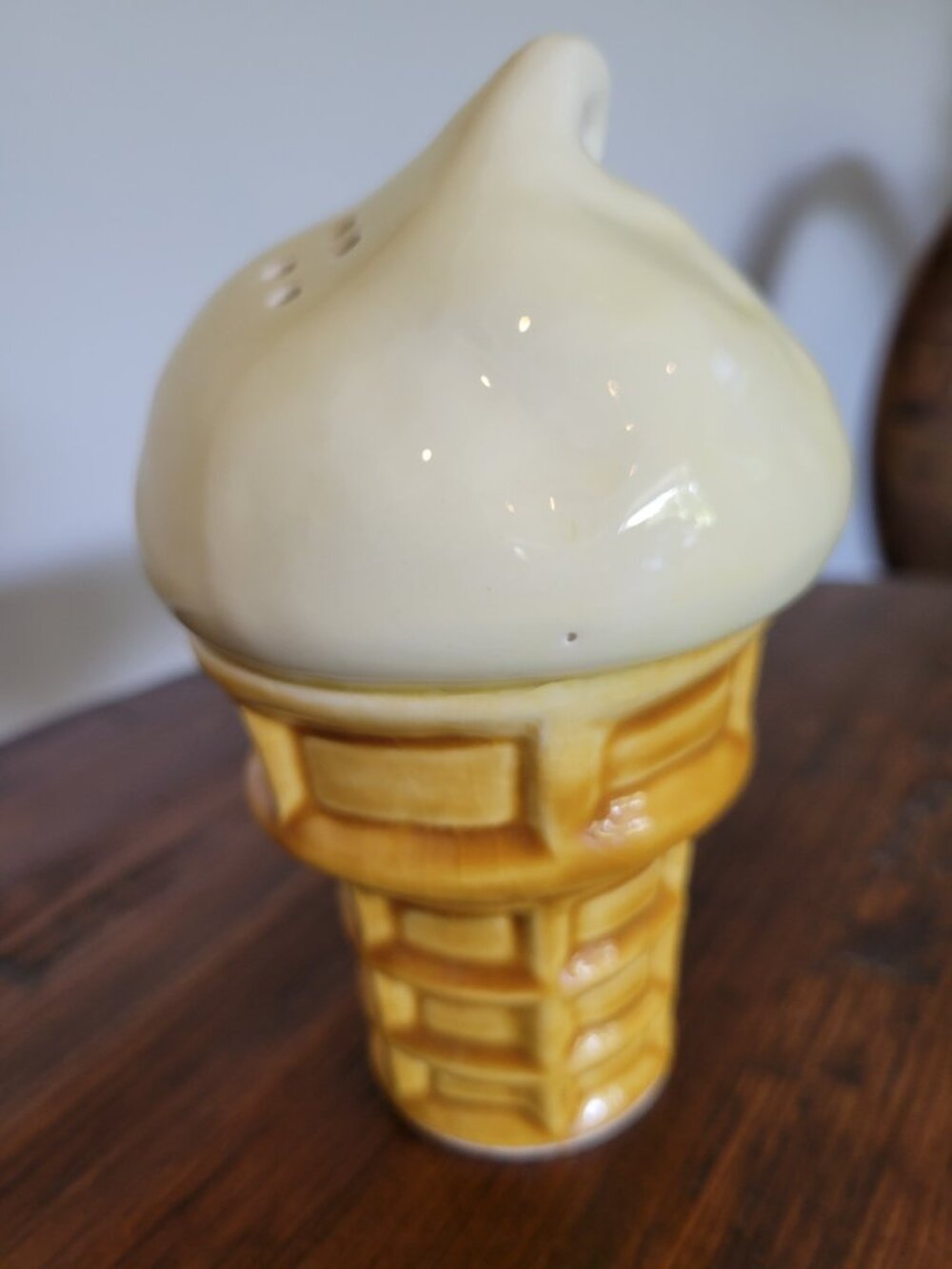 Vintage McCoy Pottery Ice Cream Cone Pepper Shaker